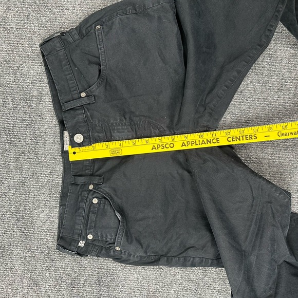 Citizens of Humanity Mens 34 Gage Classic Straight Jeans Black Denim - Picture 10 of 11